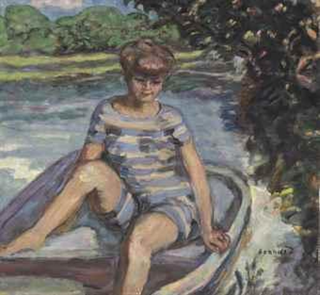 En Barque by Pierre Bonnard