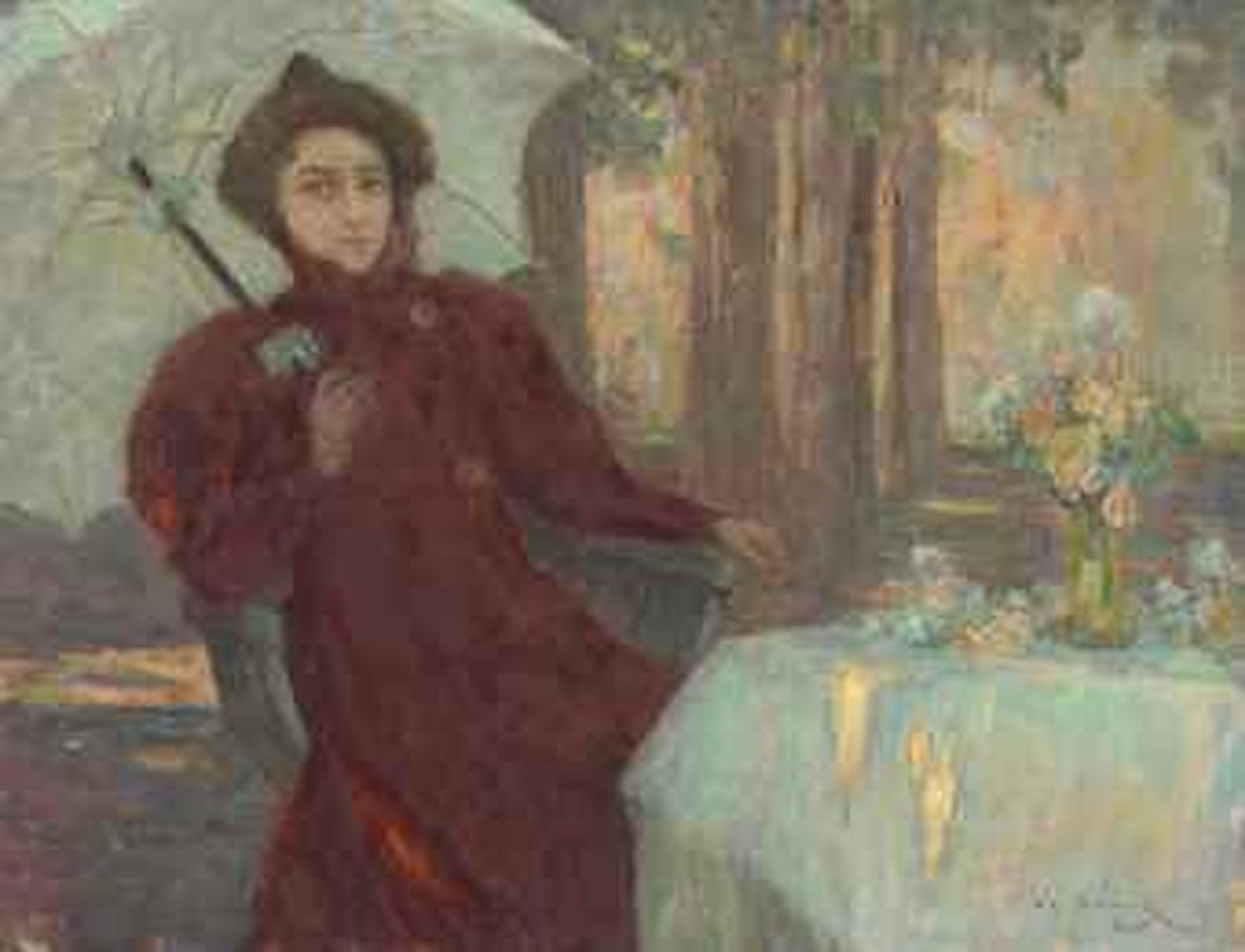 Portrait de Madame Hemon by Henri Le Sidaner