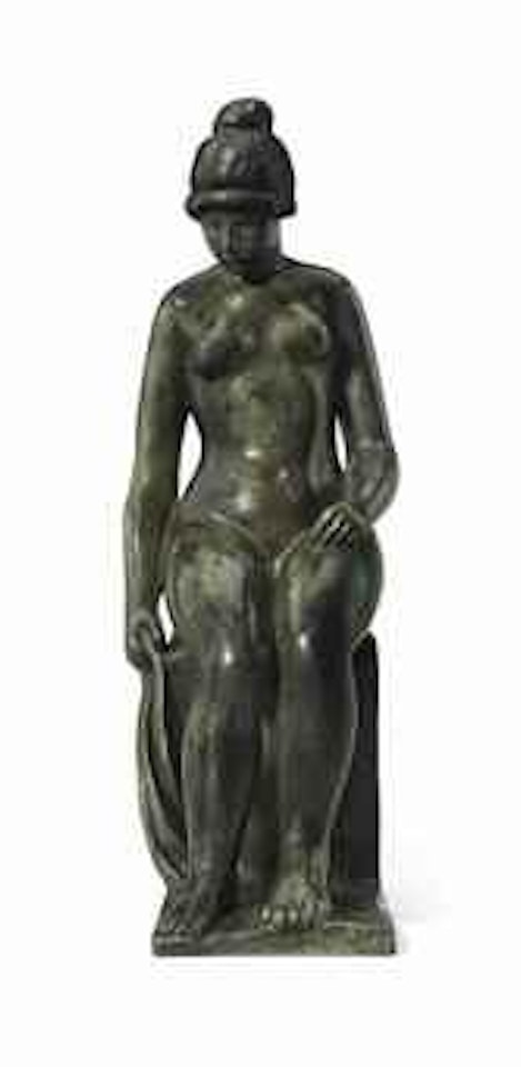 Grande femme assise au socle ajouré by Aristide Maillol