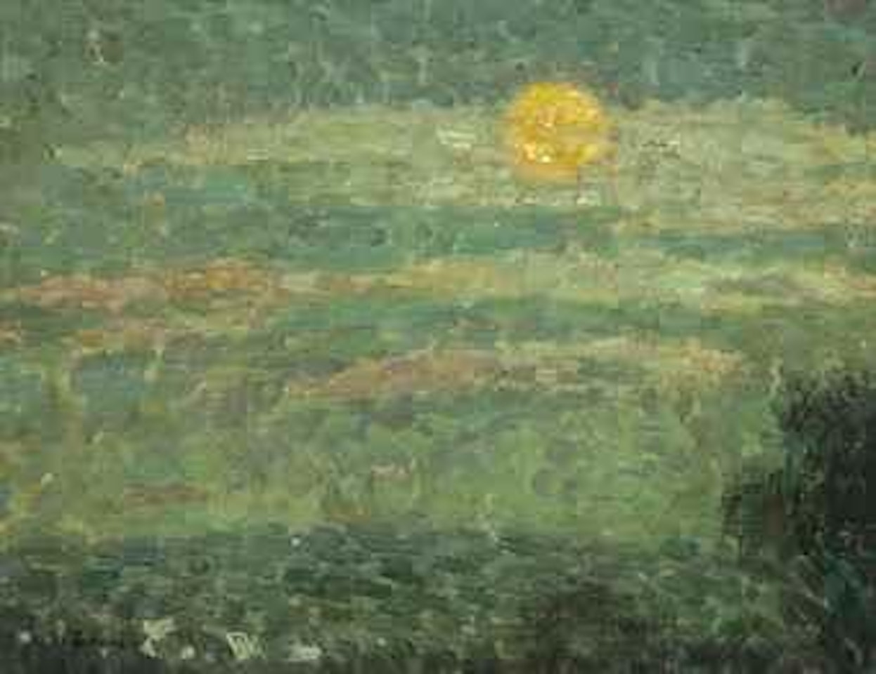 Ciel de lune by Henri Le Sidaner
