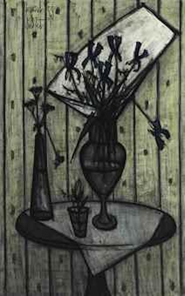 Irises bleus by Bernard Buffet