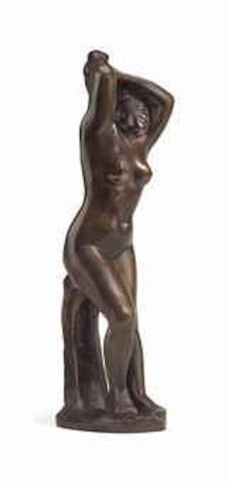 Femme debout se coiffant by Aristide Maillol