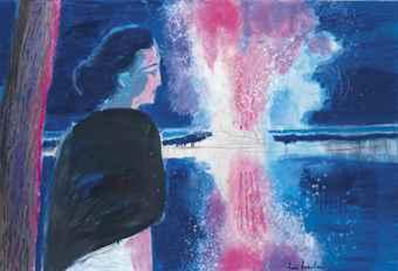 Feux d'artifice à Juan les Pins by André Brasilier