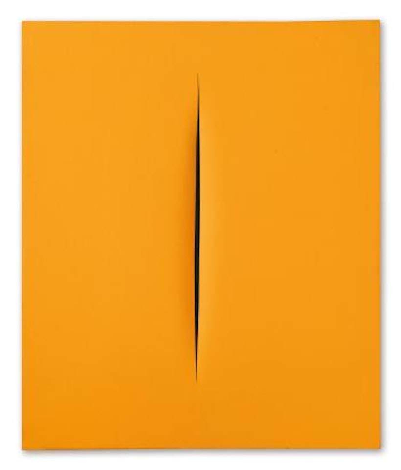 Concetto spaziale, attesa by Lucio Fontana