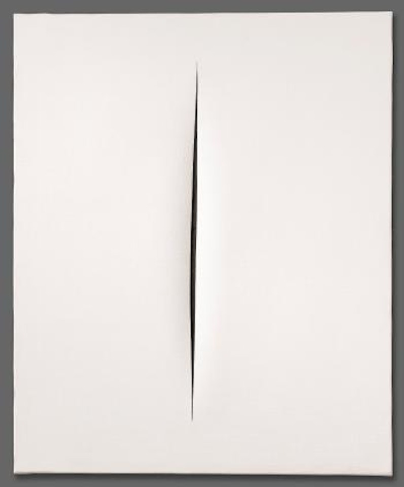 Concetto spaziale, attesa by Lucio Fontana