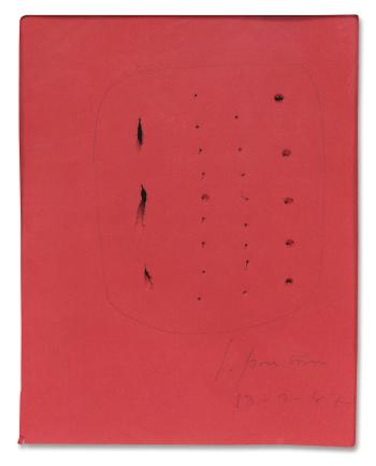 Concetto spaziale by Lucio Fontana