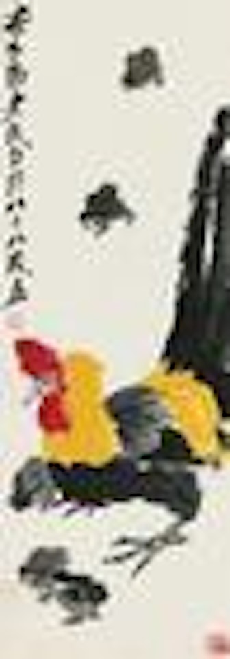 Rooster by Qi Baishi