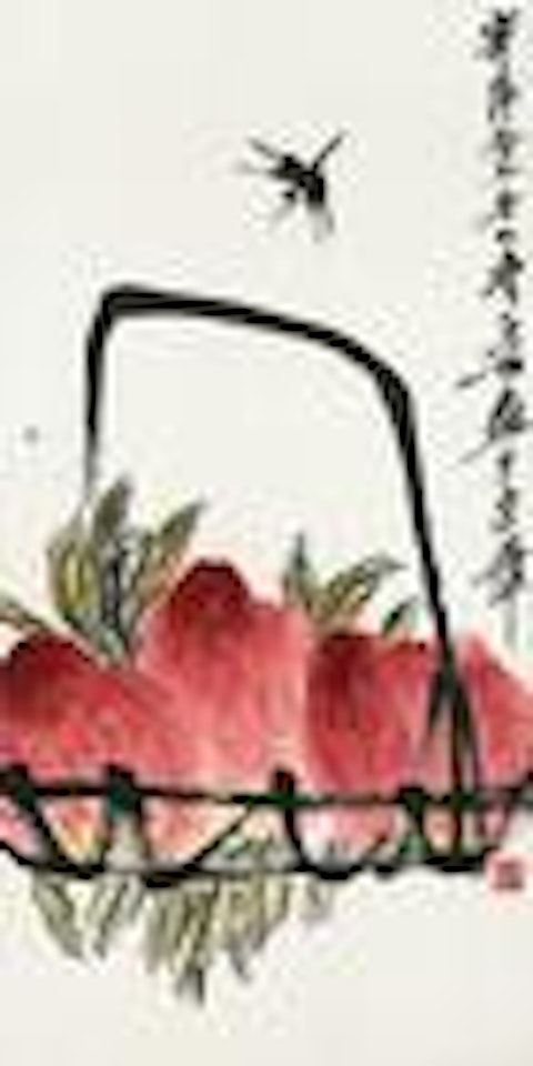 Peaches by Qi Baishi