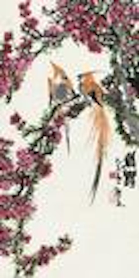 Birds in Plum by Lu Yifei