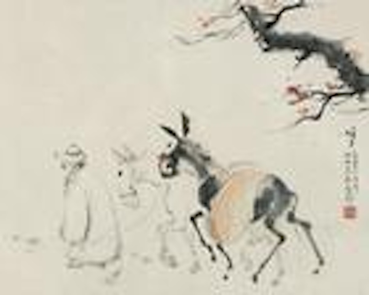 Travelling in Autumn by Li Xiongcai