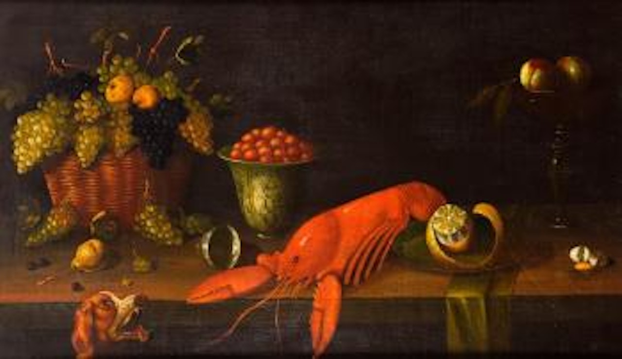 Nature morte au homard by Pseudo Simons