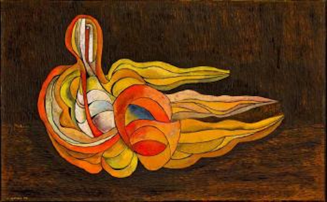 Reclining figure by Cecil Skotnes