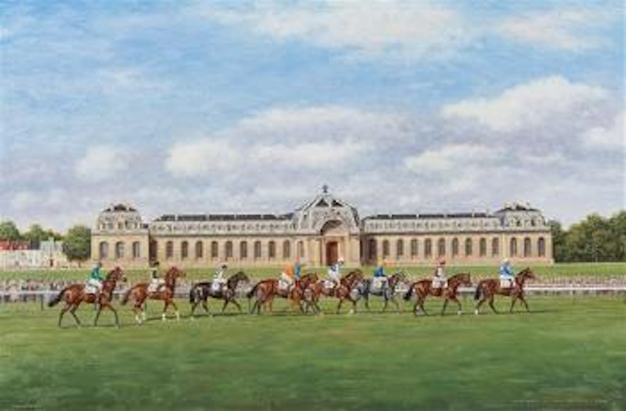 Horses Going to the Start, Royal Stables, Chantilly, France by Richard Stone Reeves