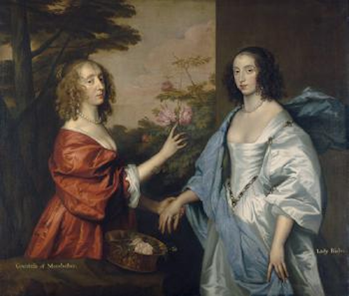 Doppelbildnis der Schwestern Cheeke, Essex, Countess of Manchester, und Anne, Lady Rich by Anthony van Dyck