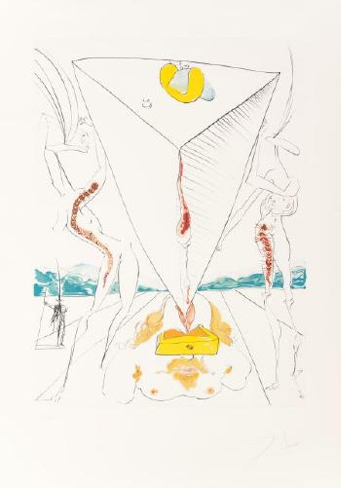 La Conquête du Cosmos I (Conquest of Cosmos I) by Salvador Dali