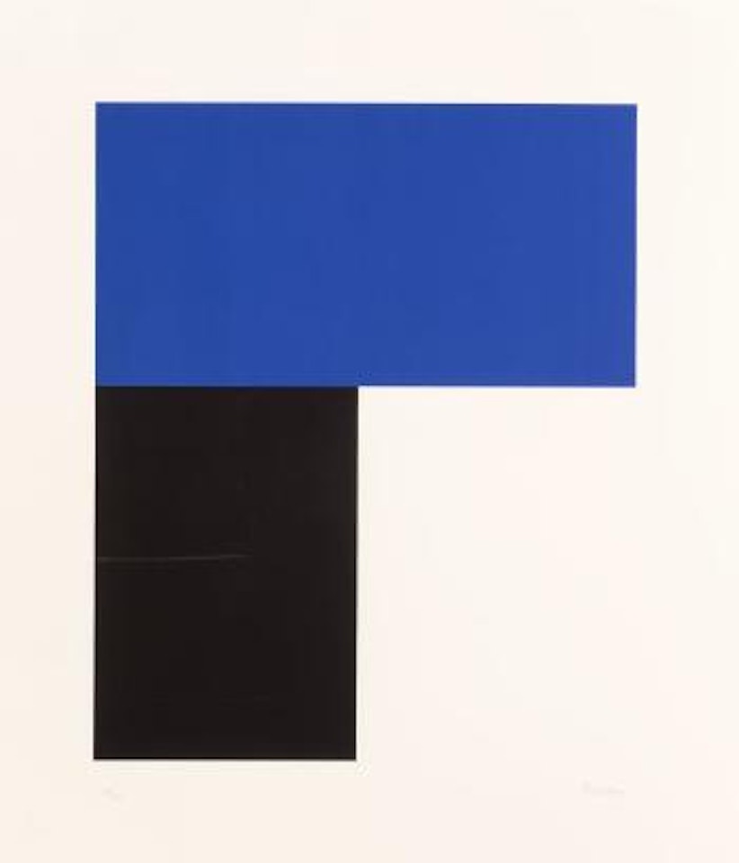 Blue with Black I by Ellsworth Kelly