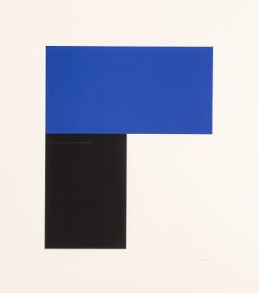 Blue with Black I by Ellsworth Kelly