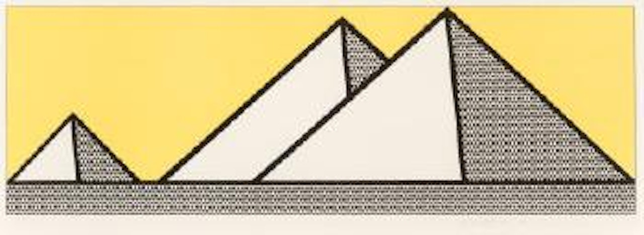 Pyramids by Roy Lichtenstein