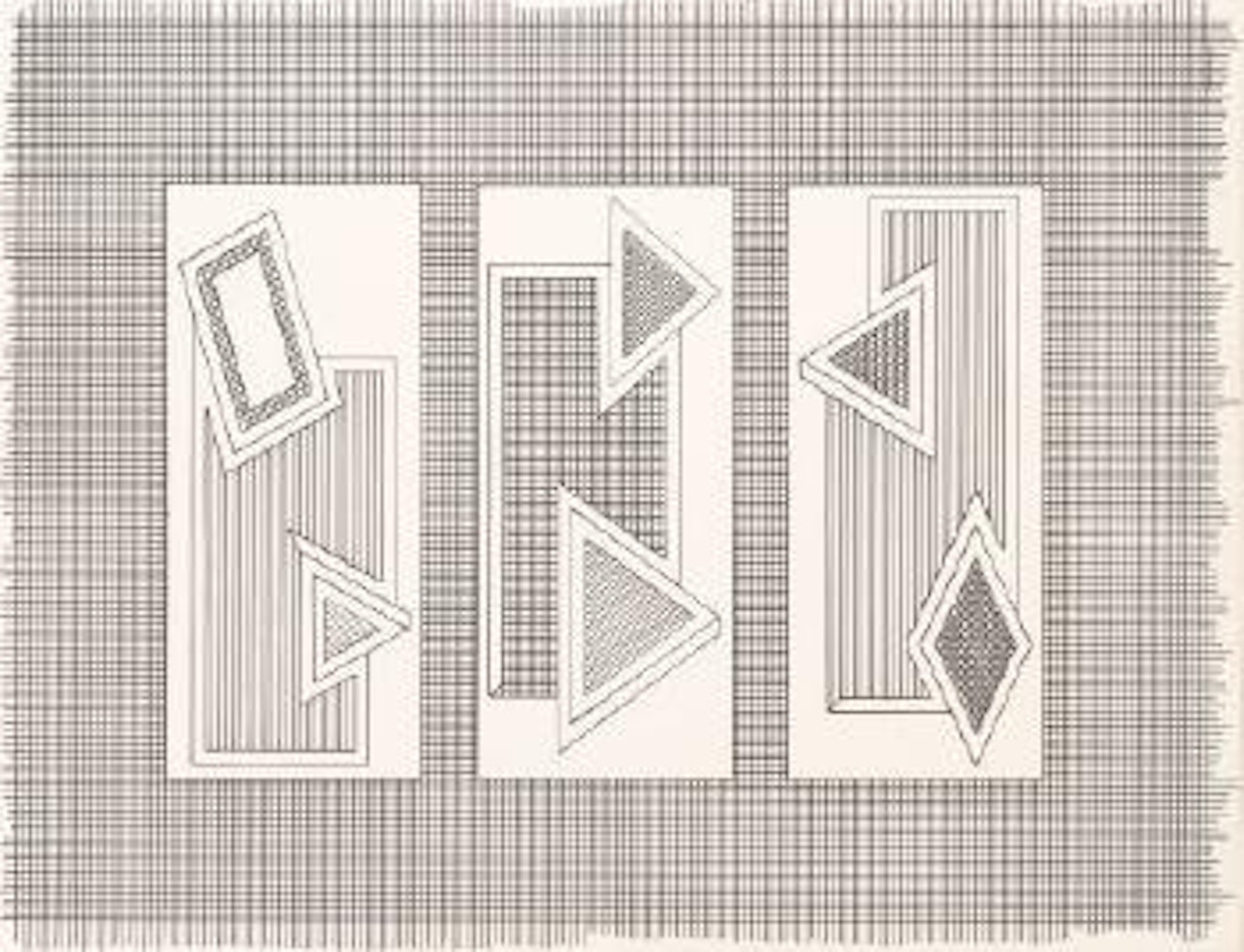 Grid Stack by Frank Stella