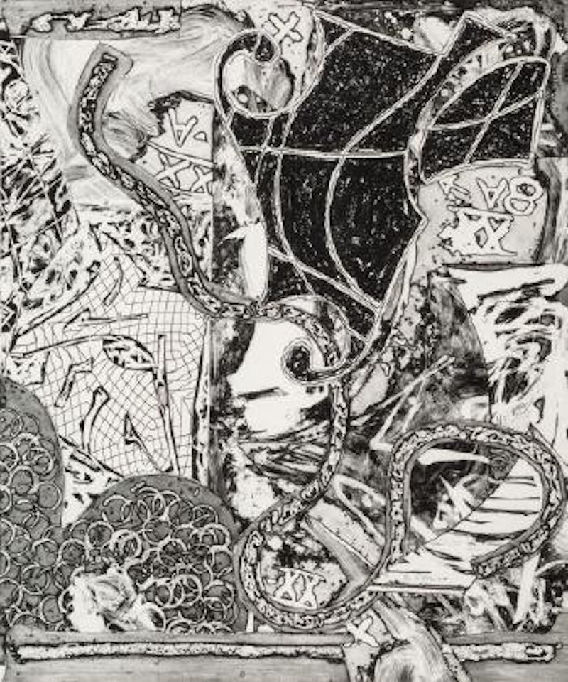 Swan Engraving V by Frank Stella