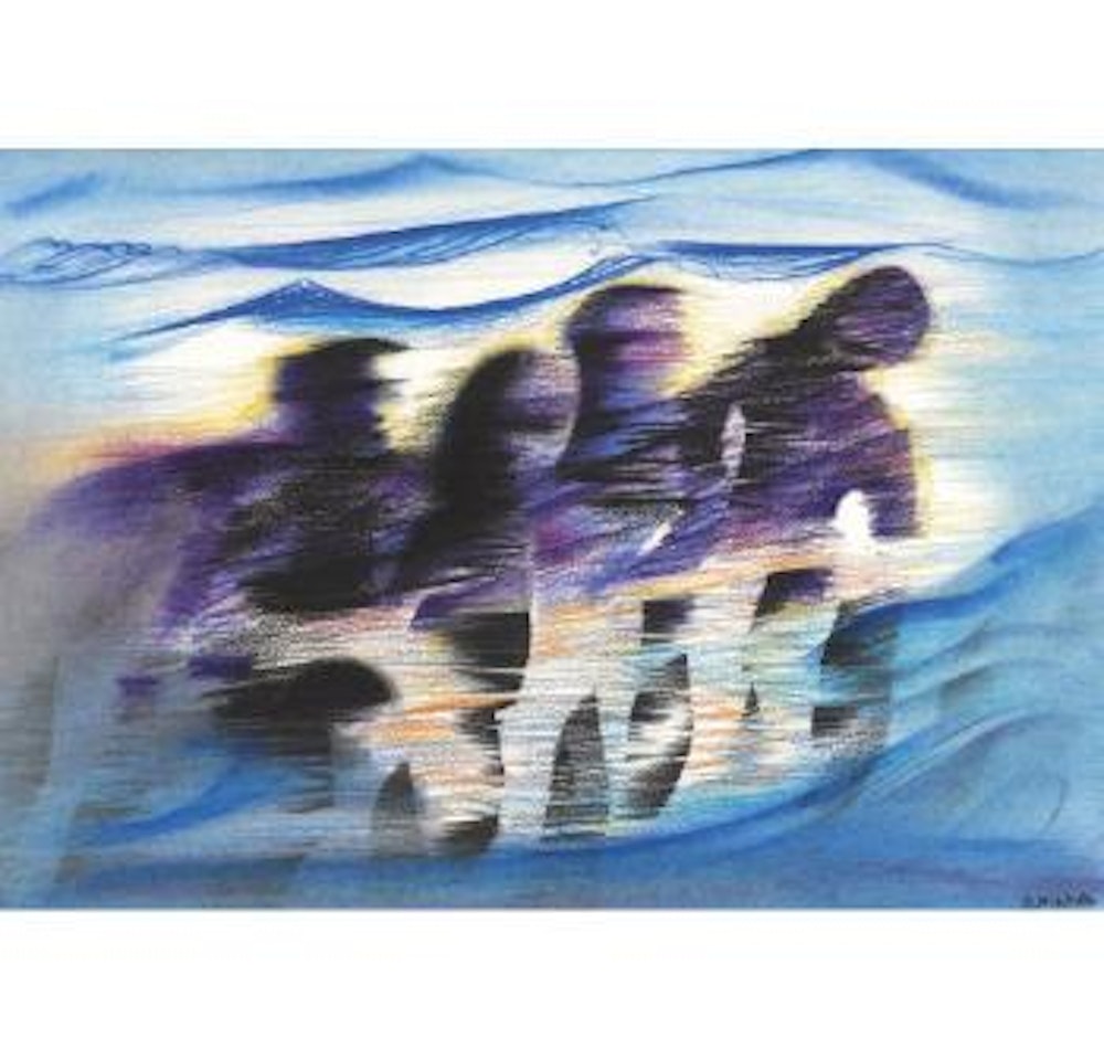 Spindrift by Charles Blackman