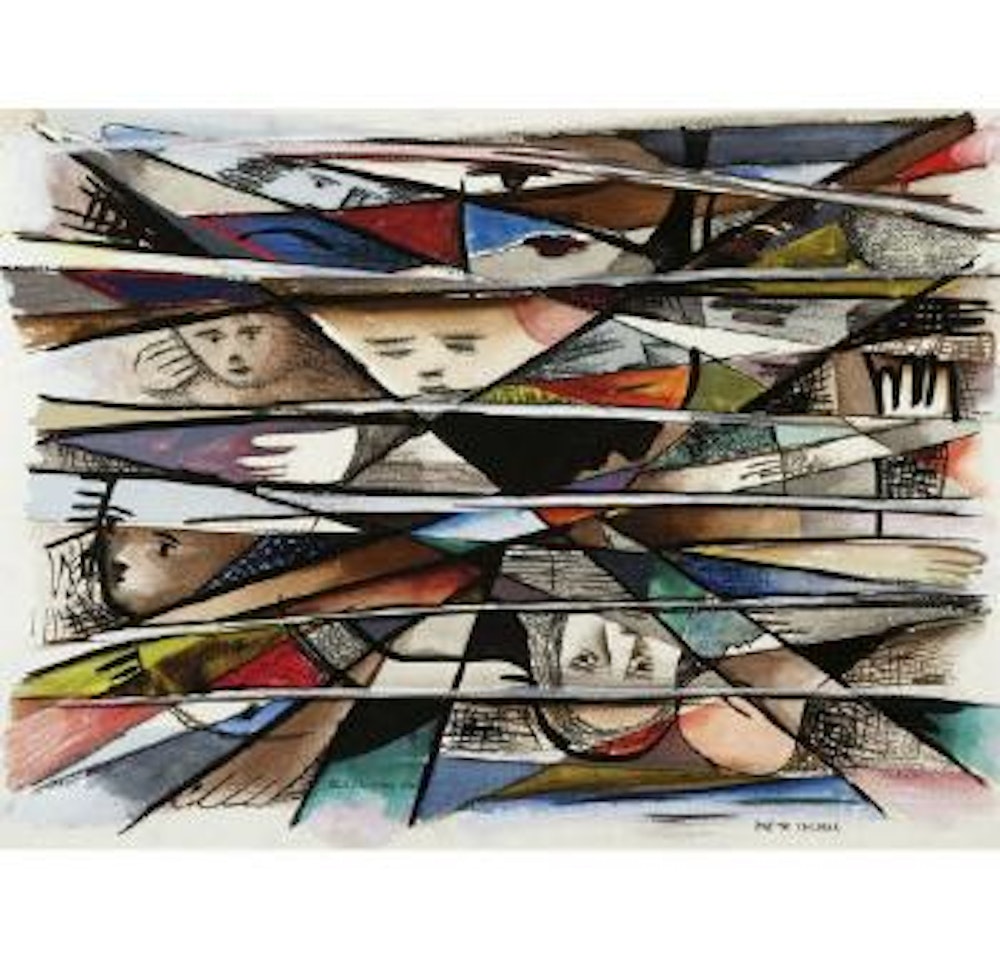 Find the children by Charles Blackman