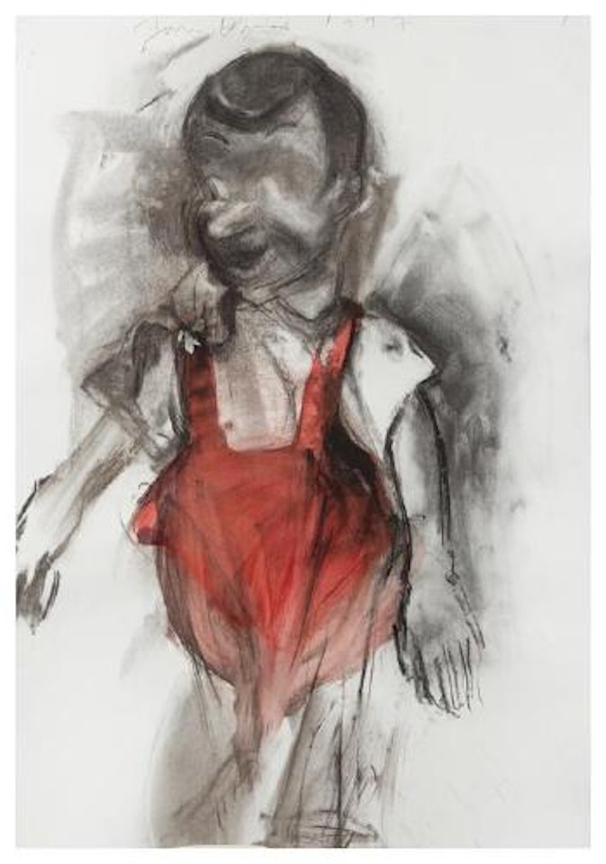 Red Pants #3 by Jim Dine