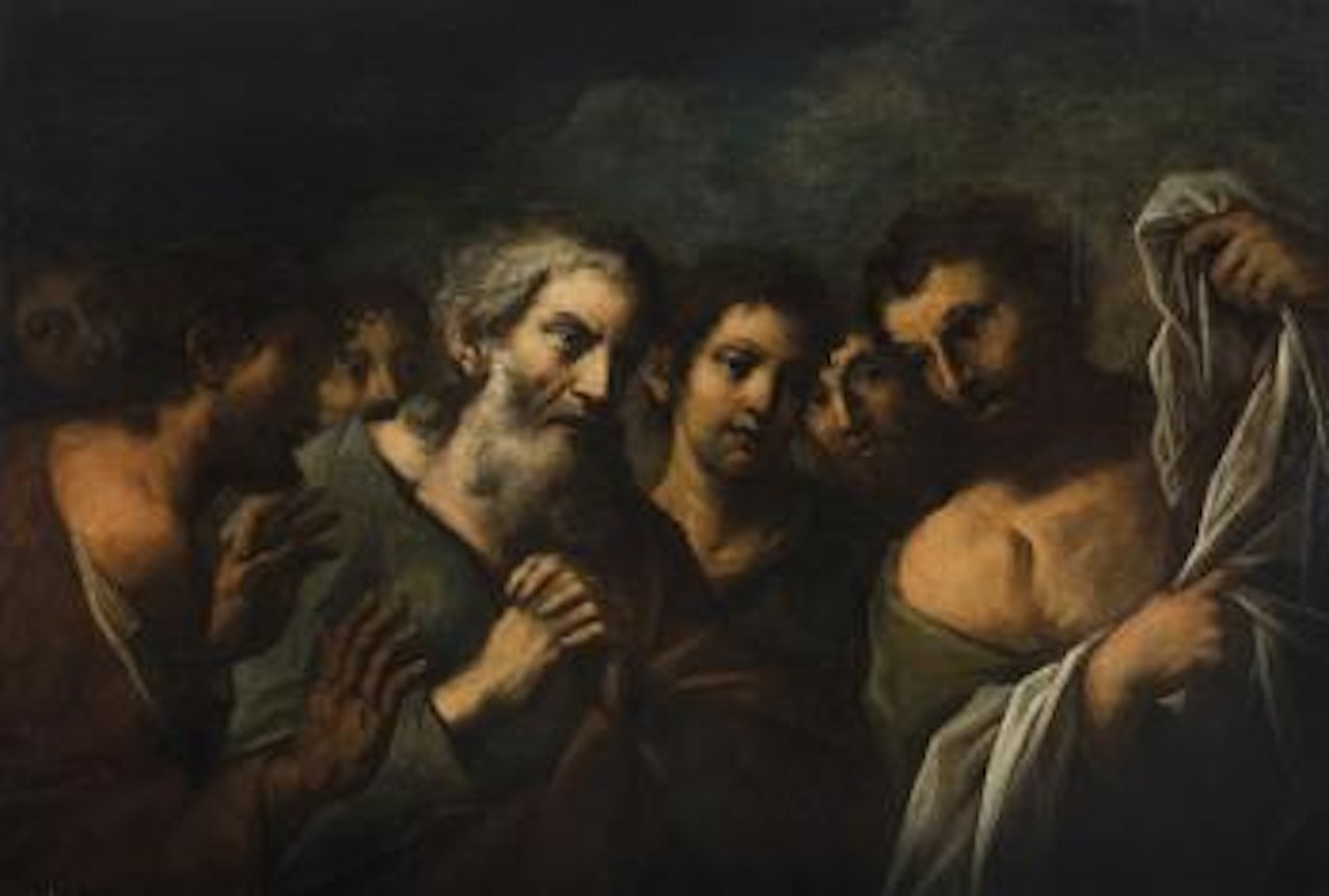 I Fratelli Mostrano la Tunica di Giuseppe a Giacobbe by Neapolitan School
