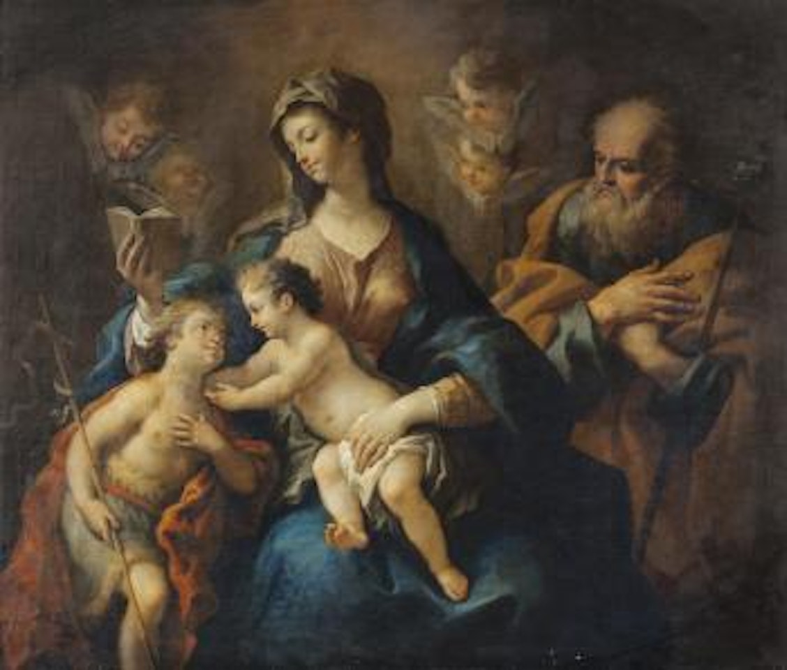 Sacra famiglia con San Giovannino by Neapolitan School