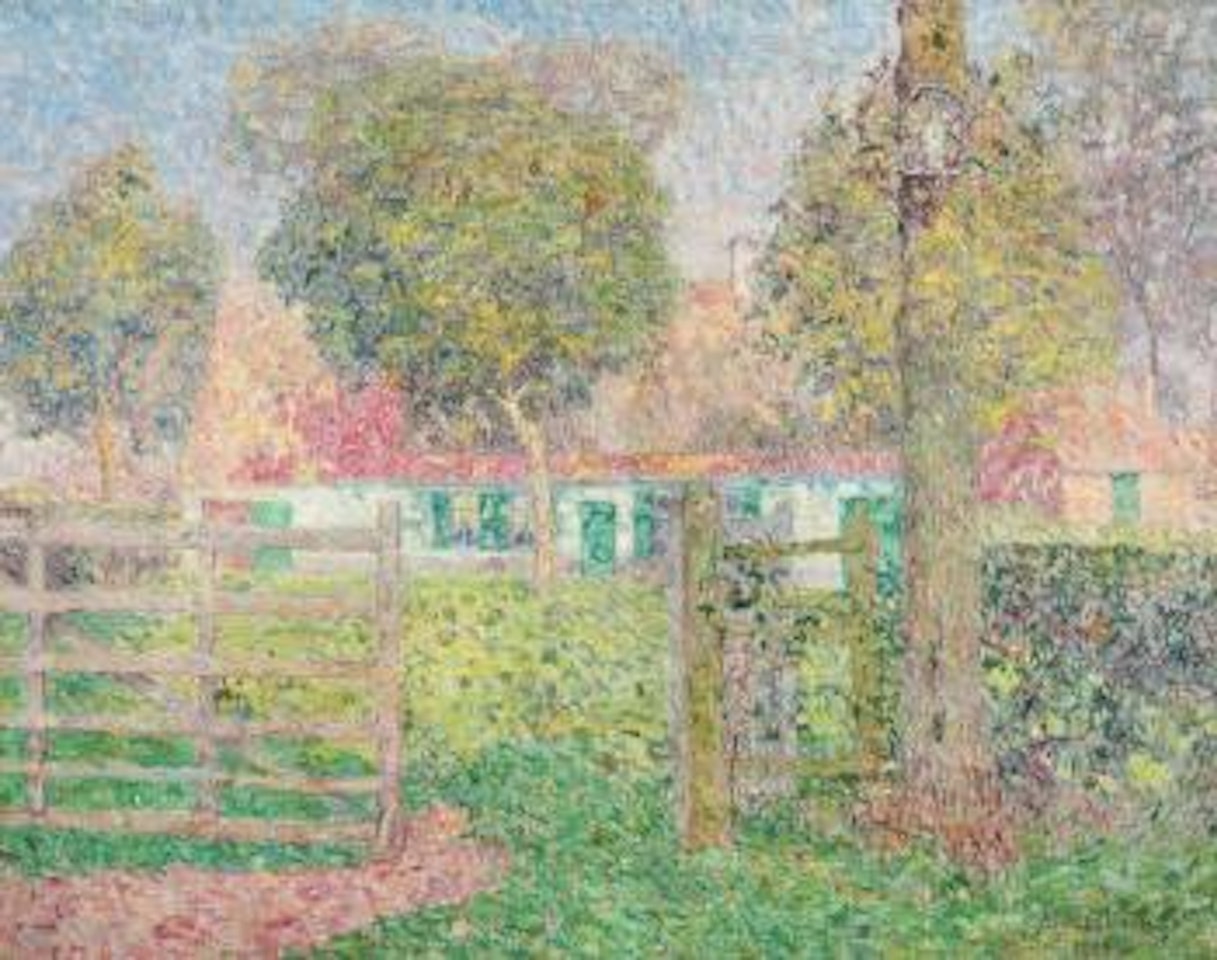 Hoeve in mei te Olsene by Modeste Huys