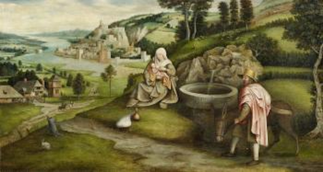 Rest on the Flight into Egypt by Jan Matsys
