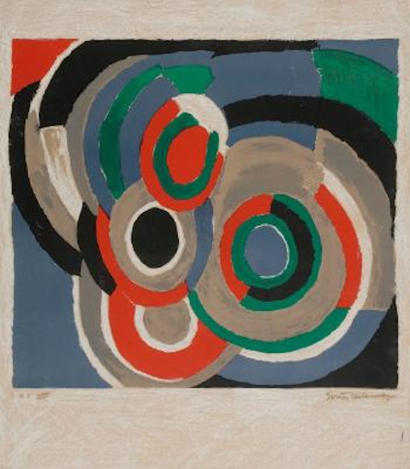 Composition aux cercles by Sonia Delaunay