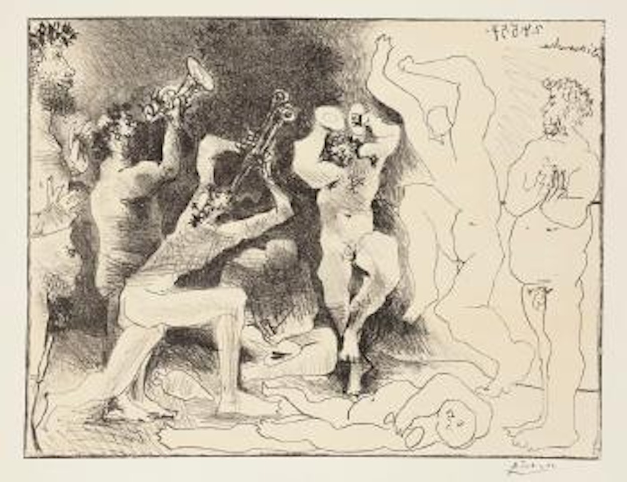 La Danse des faunes by Pablo Picasso