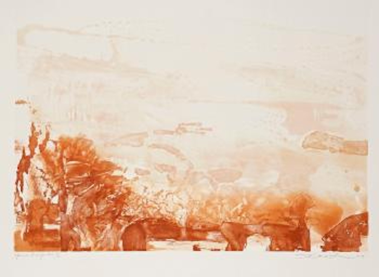 Composition by Zao Wou-Ki