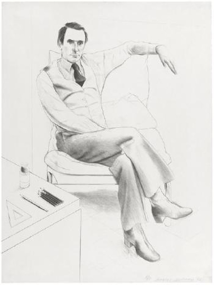 Nicholas Wilder by David Hockney