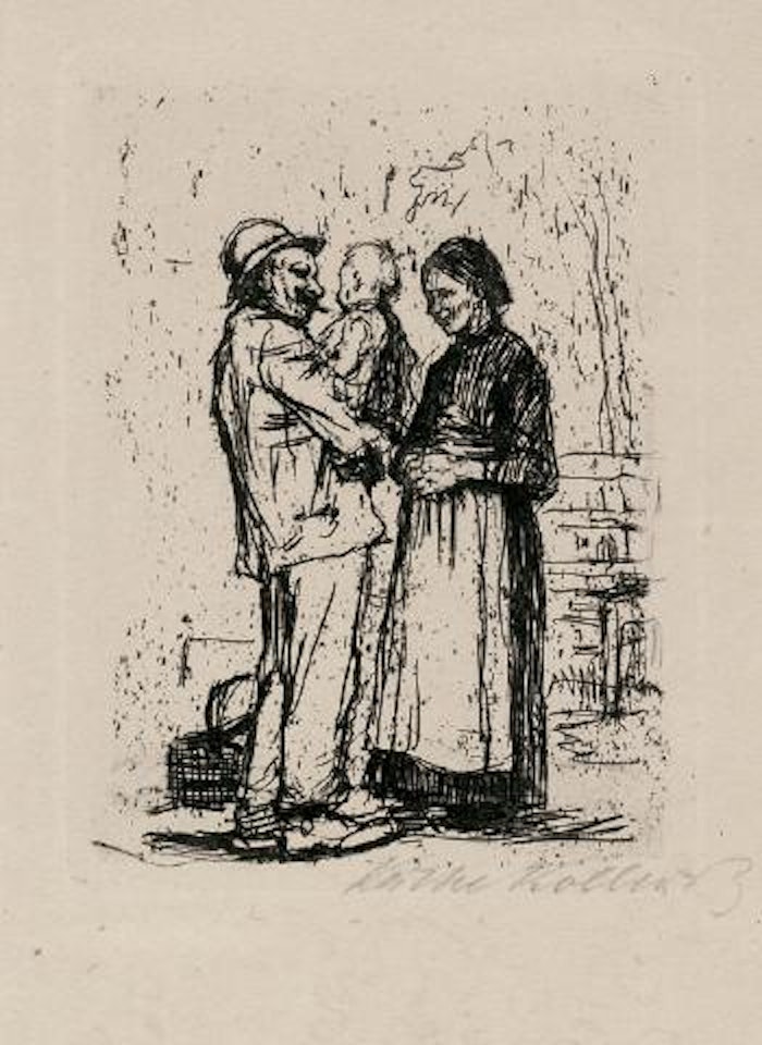 Begrüßung by Kathe Kollwitz