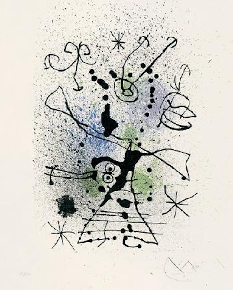 La Chasseresse (Die Jägerin) by Joan Miró