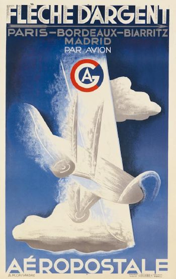 Fl�Che D'Argent / A�Ropostale by Cassandre (Adolphe Jean-Marie Mouron)