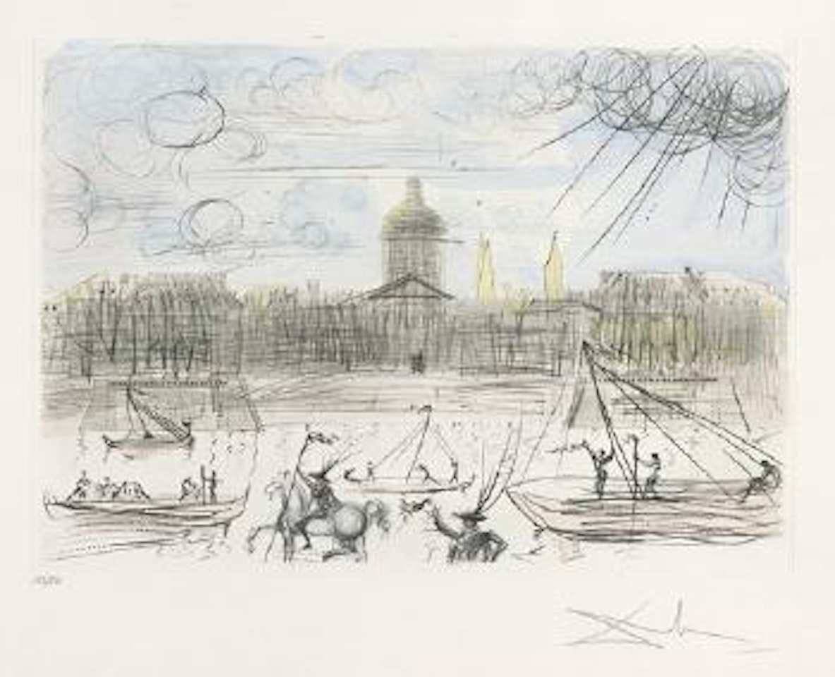 L'Académie de Paris by Salvador Dali
