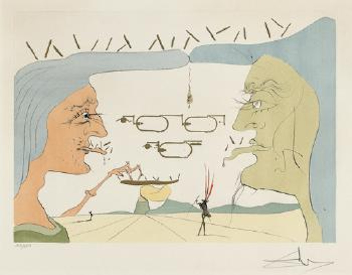Le Télégraphe by Salvador Dali