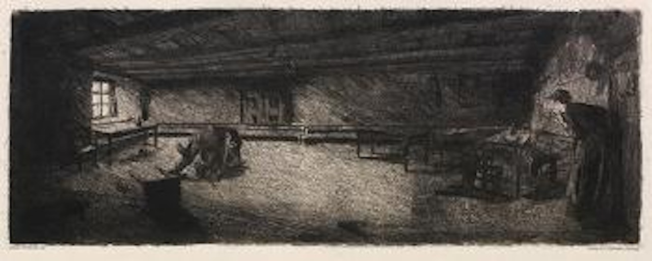 Szene aus Germinal by Kathe Kollwitz