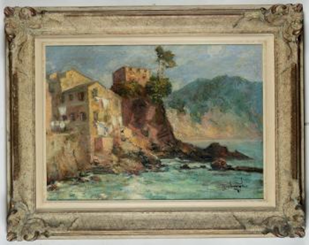 Veduta di Camogli by Cesare Bentivoglio