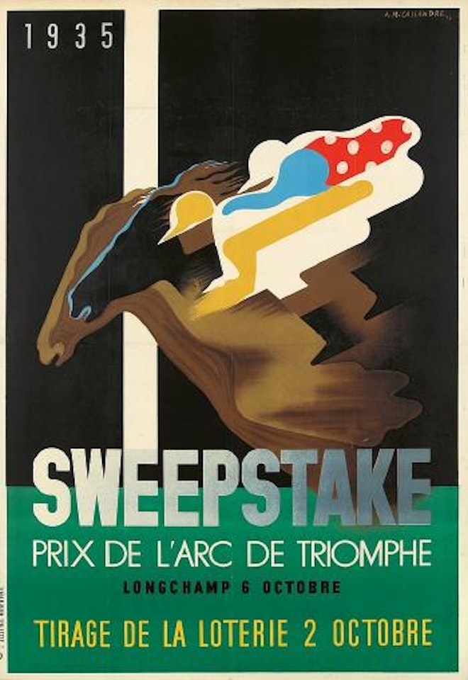 Sweepstake by Cassandre (Adolphe Jean-Marie Mouron)