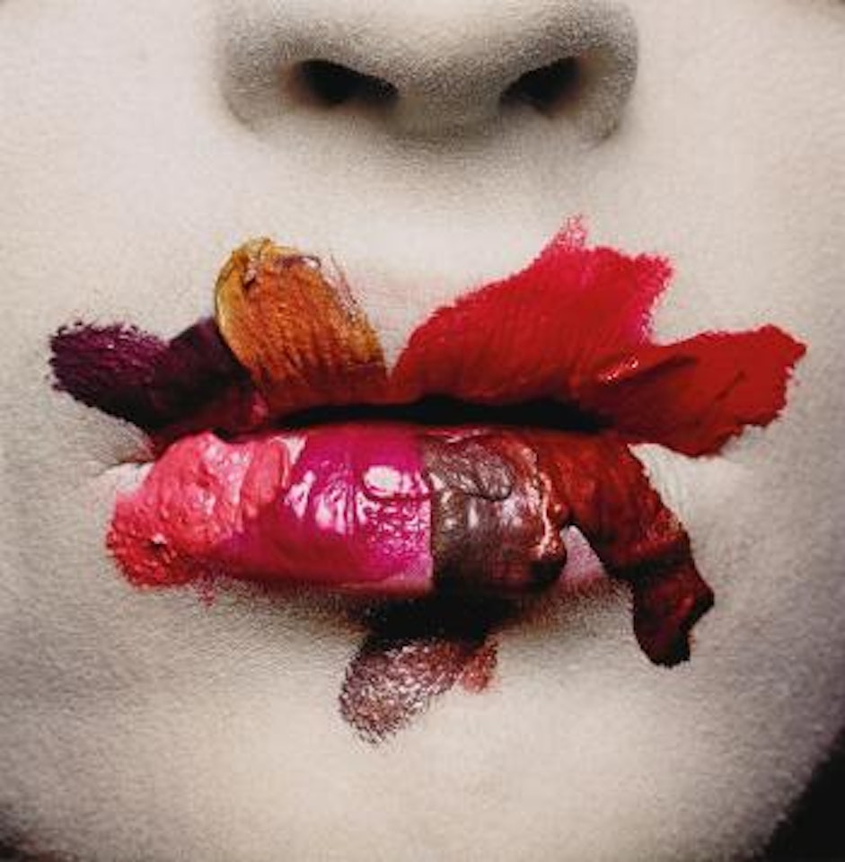 Mouth (For Loreal), New York by Irving Penn