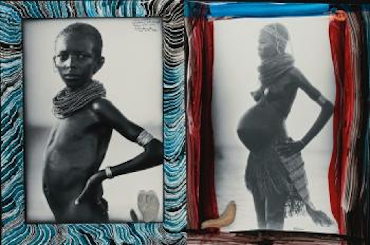 Living Sculpture, Loingalani, Lake Rudolf, Kenya, 1968 by Peter Beard