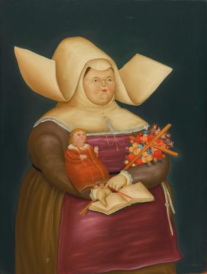 Santa Isabel De Hungría by Fernando Botero