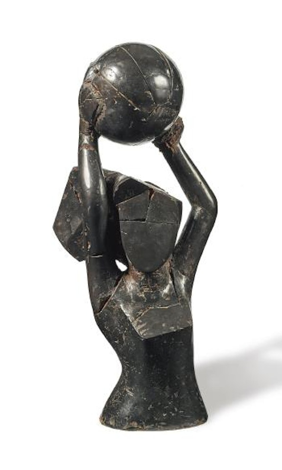 La Chica Con La Pelota by Manolo Valdés