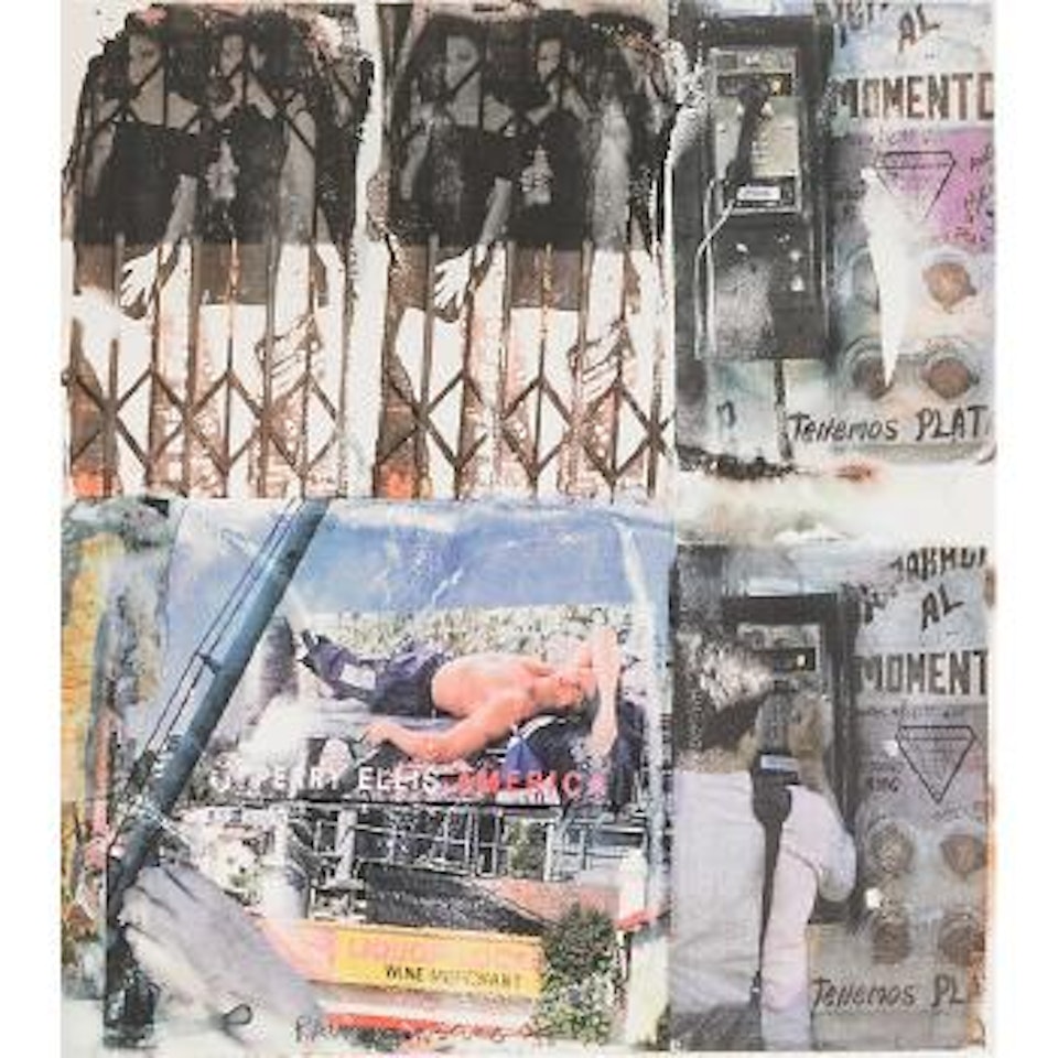 La Uncovered #4 by Robert Rauschenberg