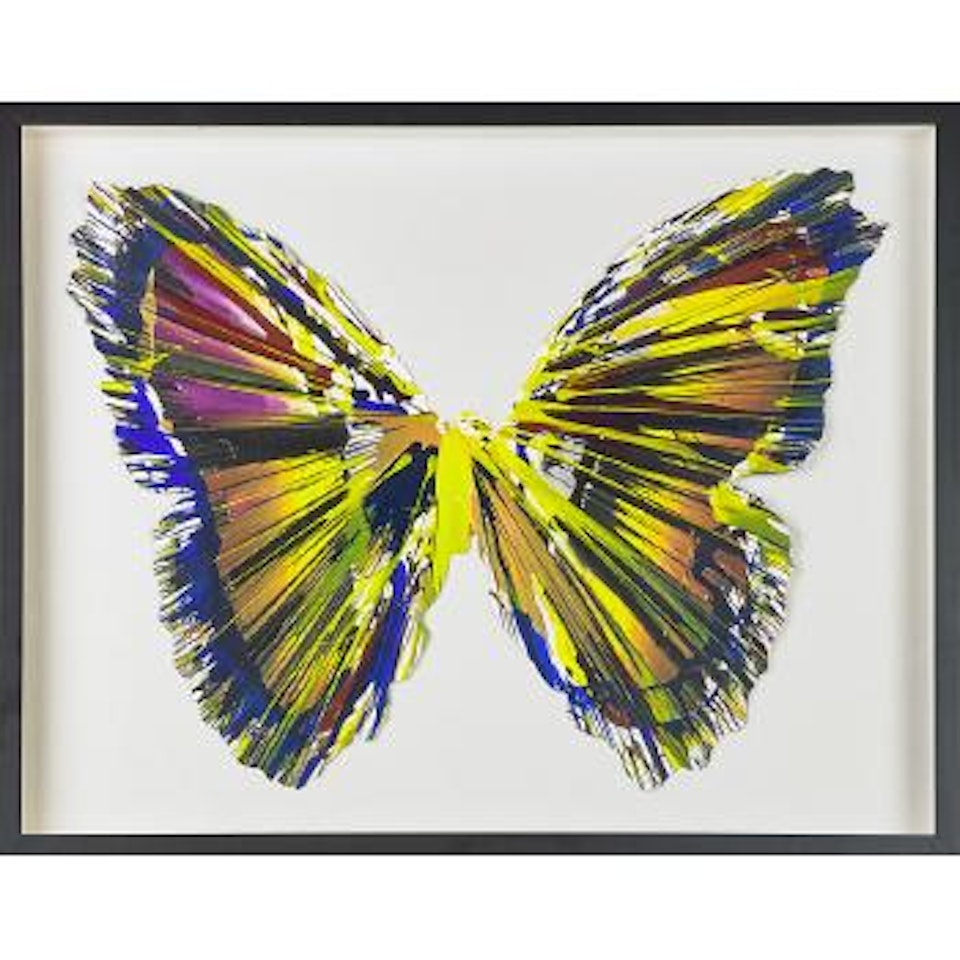 Butterfly Spin Painting (Created at Damien Hirst Spin Workshop) by Damien Hirst