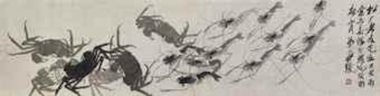 Shrimps and crabs by Qi Baishi
